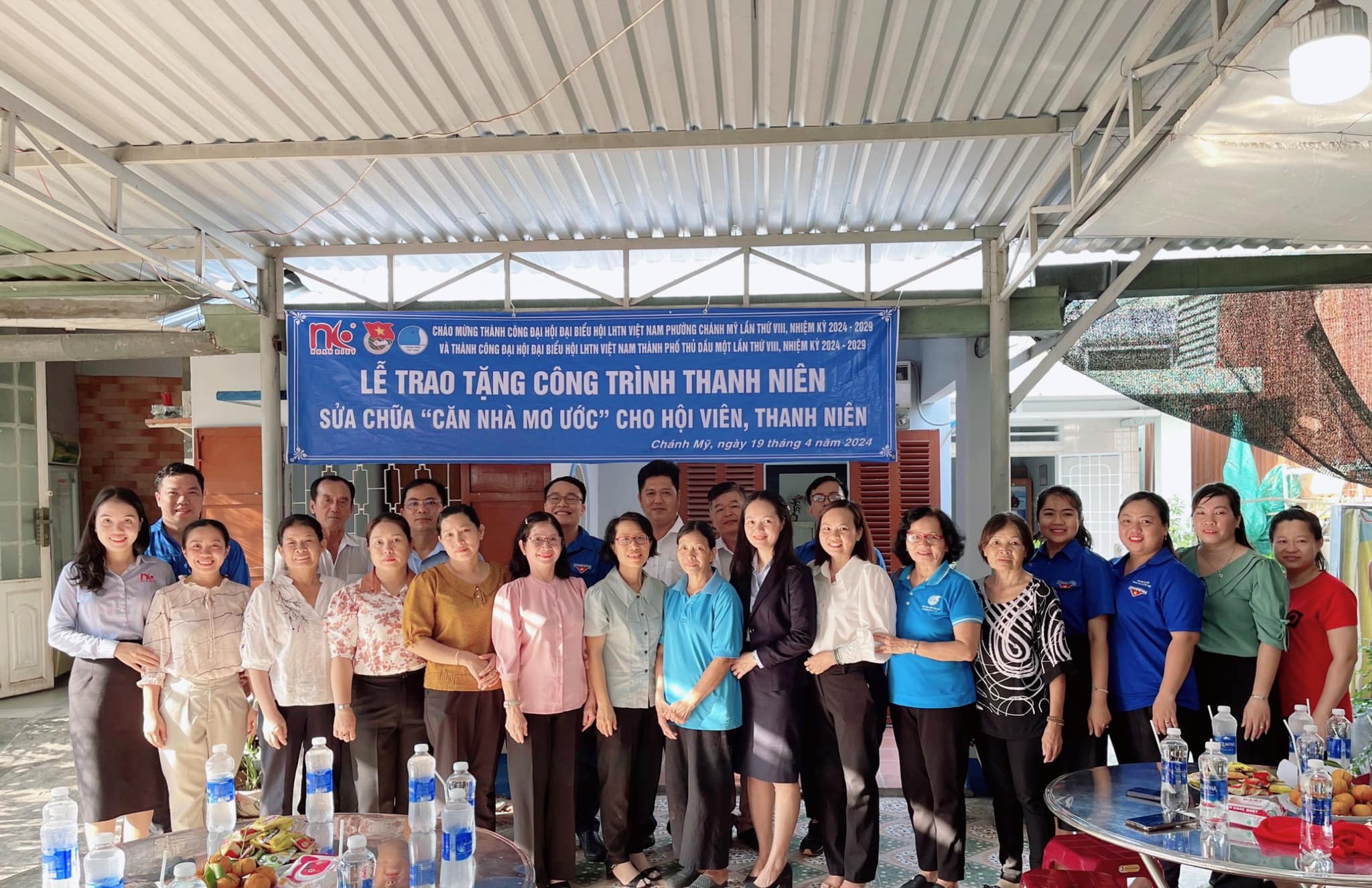 CÔNG TY NHÂN KIỆT THAM GIA CÙNG ĐOÀN PHƯỜNG CHÁNH MỸ TRAO TẶNG CÔNG TRÌNH THANH NIÊN SỬA CHỮA “CĂN NHÀ MƠ ƯỚC” CHO HỘI VIÊN, THANH NIÊN CÓ HOÀN CẢNH KHÓ KHĂN TRÊN ĐỊA BÀN PHƯỜNG.