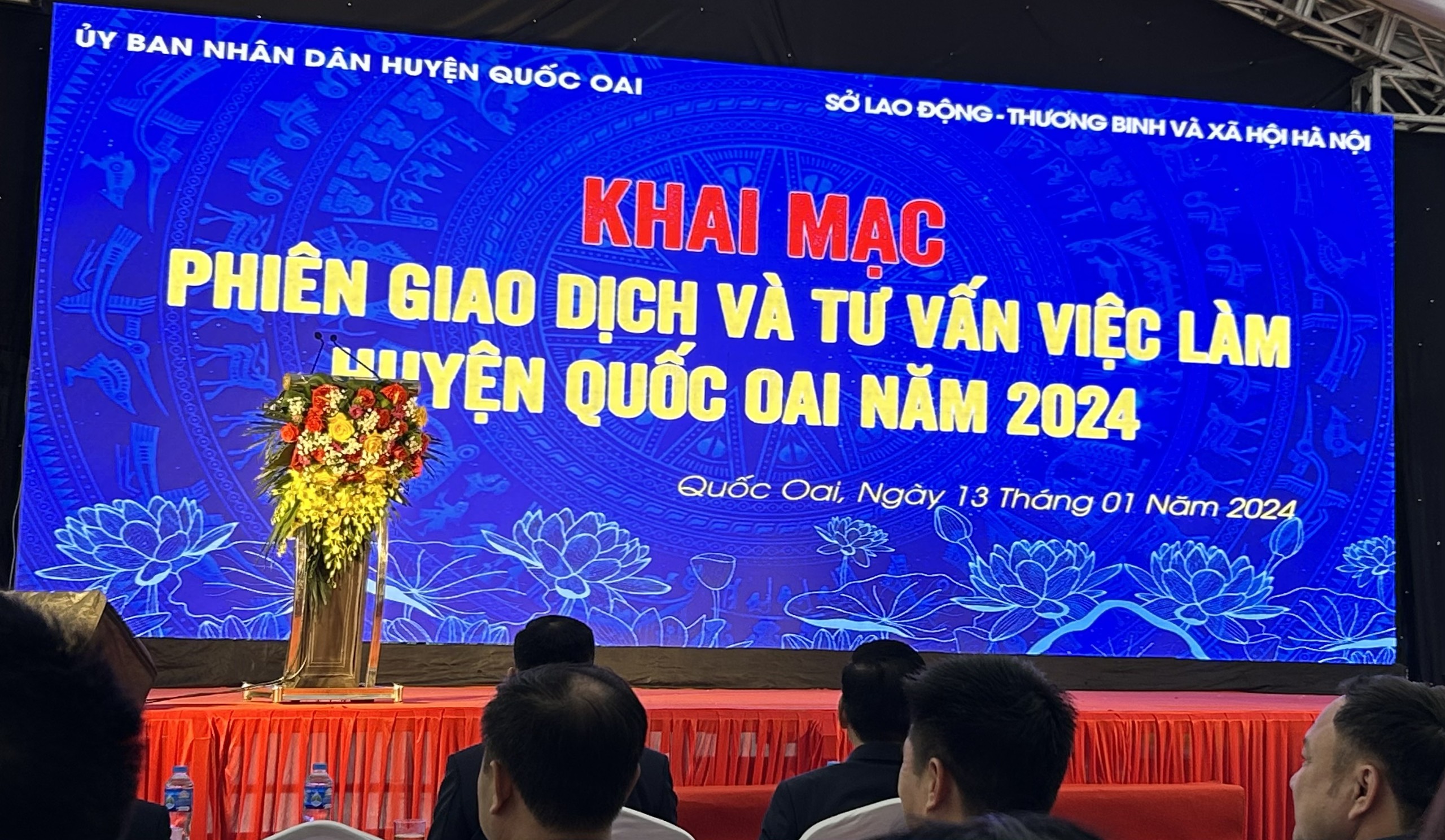 HÀ NỘI: NHÂN KIỆT THAM DỰ NGÀY HỘI VIỆC LÀM HUYỆN QUỐC OAI – TP HÀ NỘI 