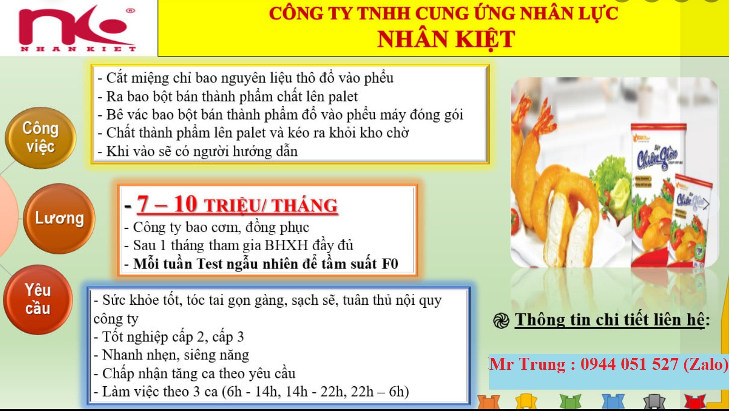 TUYỂN 50 LAO ĐỘNG PHỔ THÔNG CỦ CHI