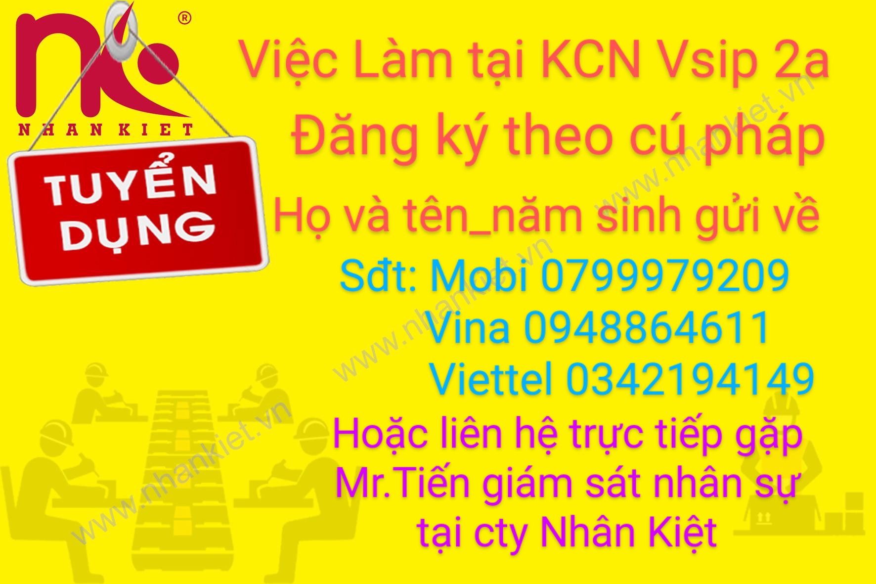 Bổ Sung 20 LĐPT tại Vsip 2a Vĩnh Tân, Bình Dương