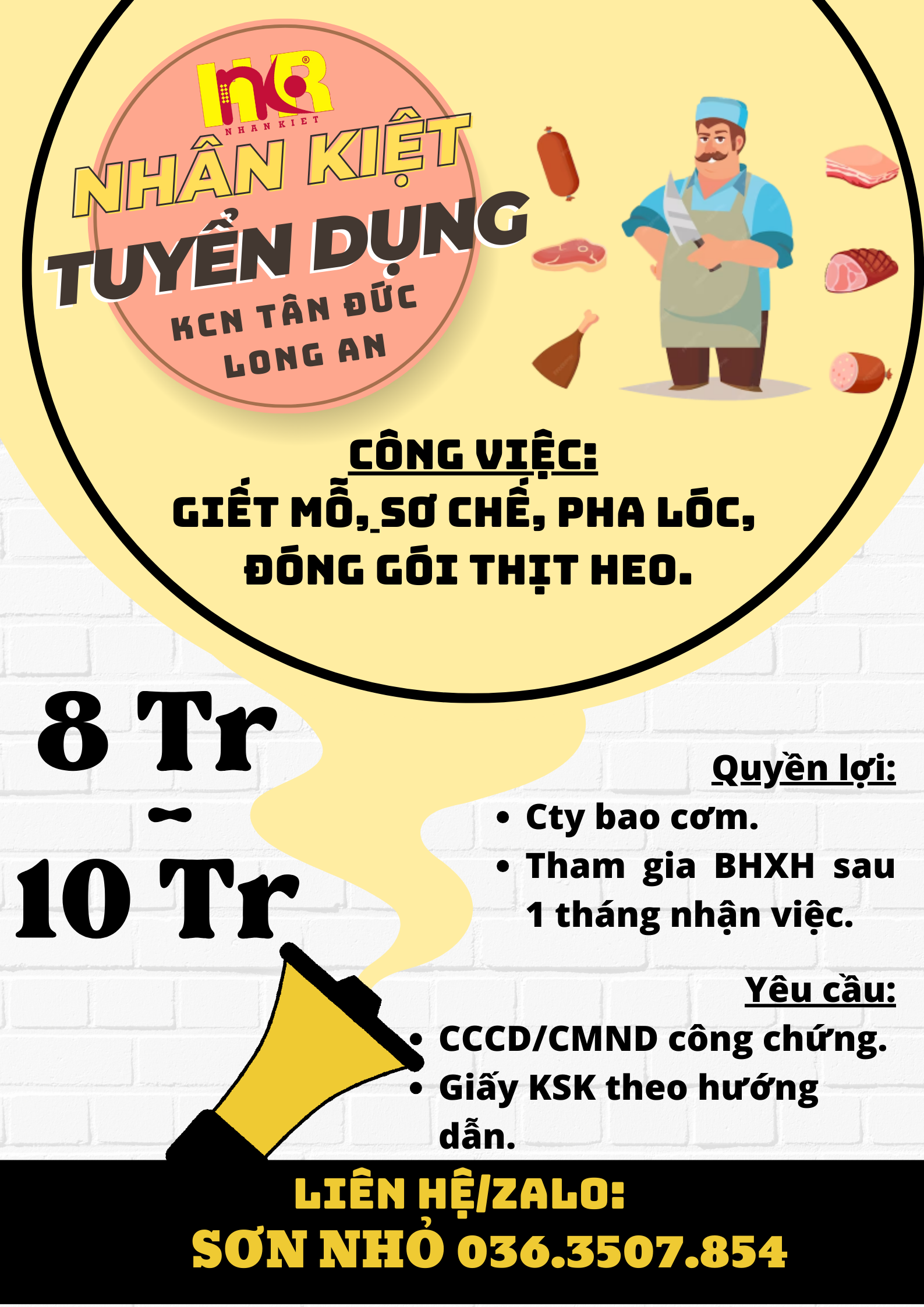 ❞TÌM NHÂN VIÊN SƠ CHẾ - LONG AN❞
