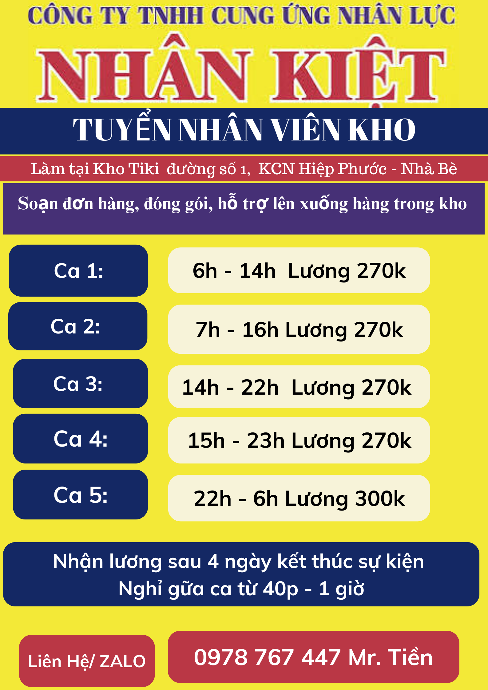 TUYỂN CỘNG TÁC VIÊN SỰ KIỆN - LƯƠNG TUẦN