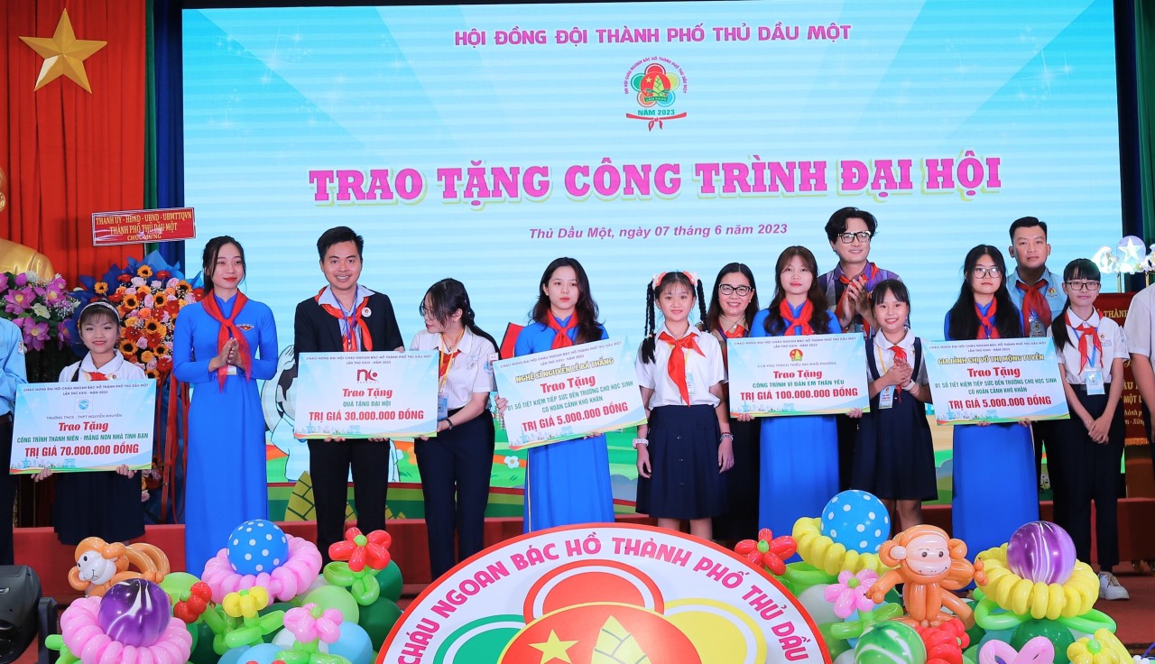 NHÂN KIỆT HỖ TRỢ TRAO HỌC BỔNG CHO THIẾU NHI THÀNH PHỐ THỦ DẦU MỘT